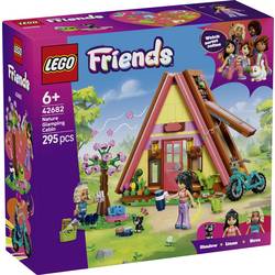 LEGO FRIENDS 42682 LEGO® FRIENDS Finnhütte, 2 Spielfiguren und ein Spielzeugkätzchen - Puppenhaus-Camping-Set für Glamping-Spaß