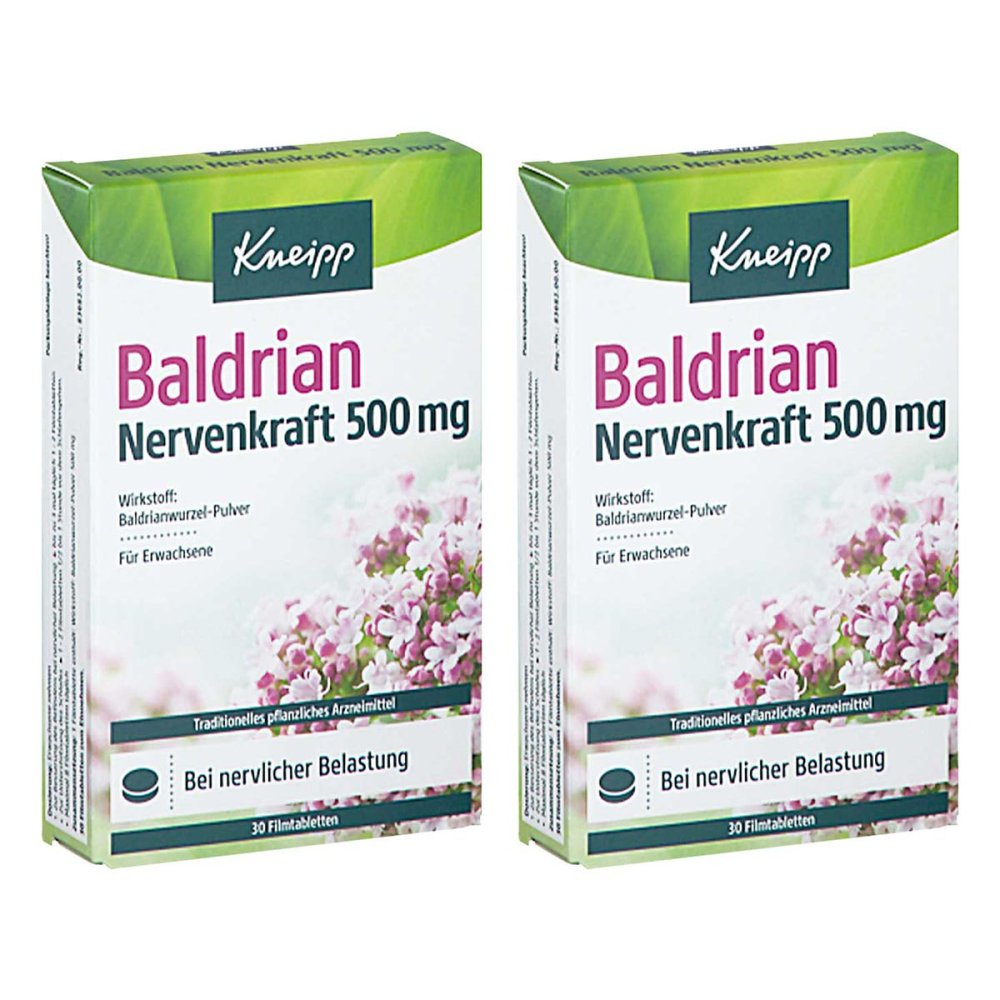 Kneipp GmbH Kneipp Baldrian Nervenkraft 500 Mg Filmtabletten 08102950