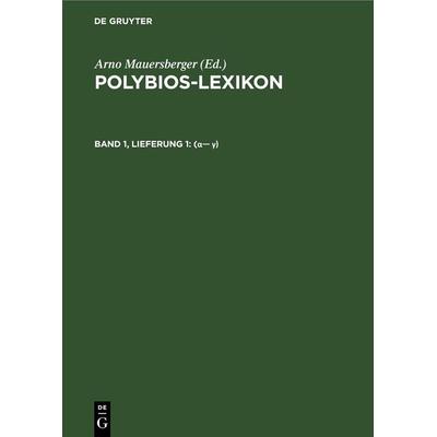 (Alpha - Gamma), Gebundene Ausgabe von , De Gruyter, 978-3-11-253665-0
