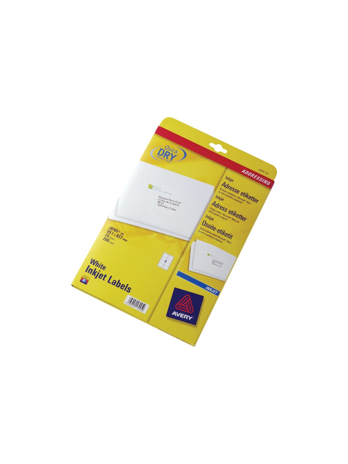 Avery - address labels - 200 label(s) - 99.1 x 67.7 mm