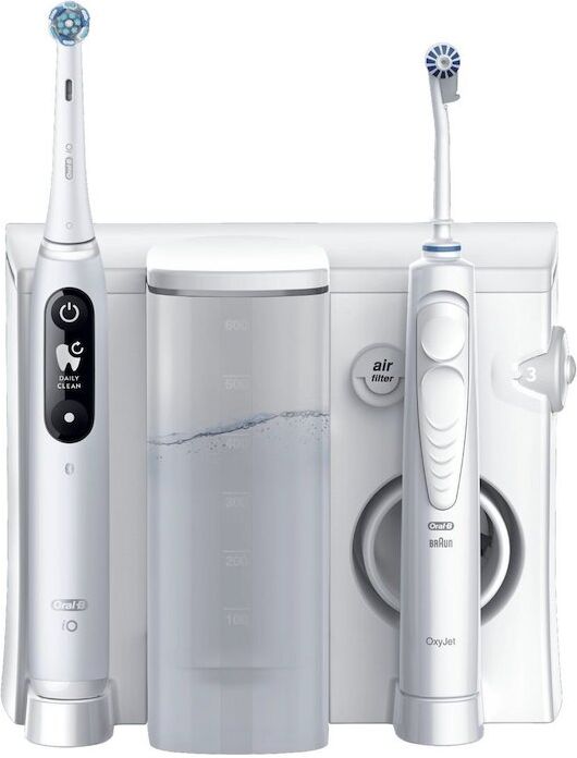 Oral-B Kit idropulsore e spazzolino Oral B IO SERIES 6 Oral Health Center Whi