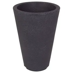 Blumenkübel Pflanzkübel Blumentopf Blumengefäß Pflanzgefäß Übertopf Blumen Topf anthrazit