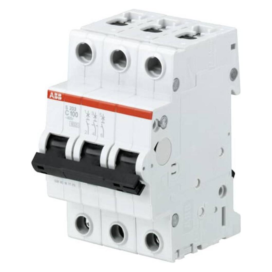 ABB S203-B80 Sicherungsautomat B-Char., 6kA, 80A, 3P (2CDS253001R0805)
