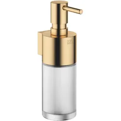 Dornbracht Spender 83435970-28 Wandmodell, Flasche aus Kristallglas, matt, messing gebürstet