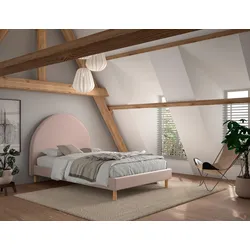 Kinder-/Juniorbett Moon ca. 140x200 cm Rosa