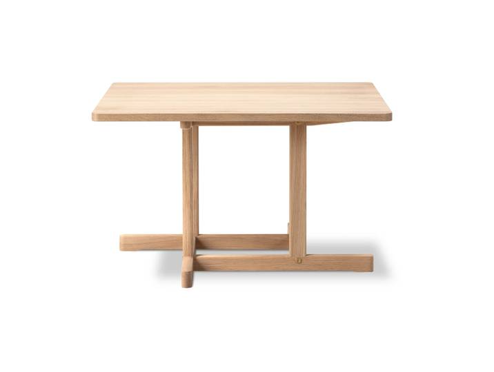 Fredericia Furniture Table basse BM80 Mogensen Coffee Table 90x90 cm Chêne savonné
