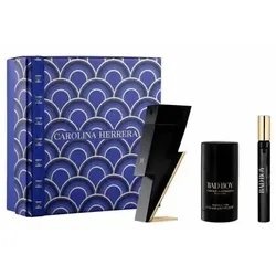 Carolina Herrera Bad Boy Eau De Toilette Spray 100ml Set 3 Artikel