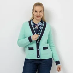 DAWID by Dawid Tomaszewski Cardigan, Taschen Struktur-Strickdetail figurumspielend