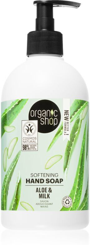 Organic Shop Organic Aloe & Milk nourishing liquid hand soap 500 ml