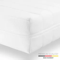 Sleepneo Matratze 120x200, Höhe 15cm, Höhe 15cm ERGONOMISCHE MATRATZE H3 H2, 7 Zonen Kaltschaummatratze, Bequem & formstabil
