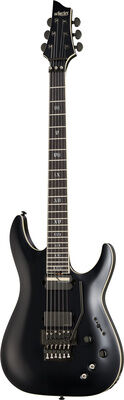 Schecter C-1 FR S SLS Evil Twin SBK noir mat