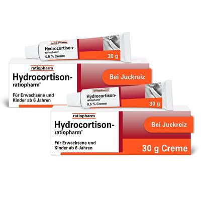HYDROCORTISON-ratiopharm 0,5% Creme Doppelpack 2x30 g