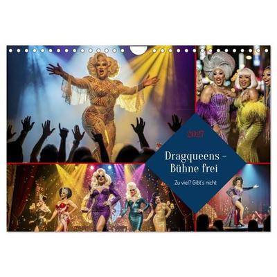 Dragqueens - Bühne frei (Wandkalender 2027 DIN A4 quer), CALVENDO Monatskalender