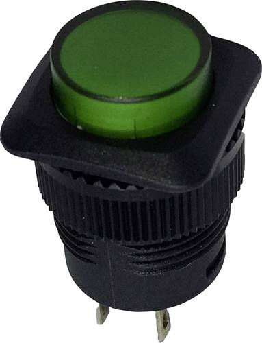 TRU Components 1587810 TC-R13-508A-05GN Drucktaster 250 V/AC 1.5A 1 x Aus/(Ein) tastend