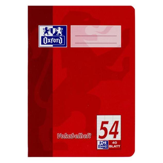 Oxford Vokabelheft (A4, Liniert, Weicher Einband) (100050337)