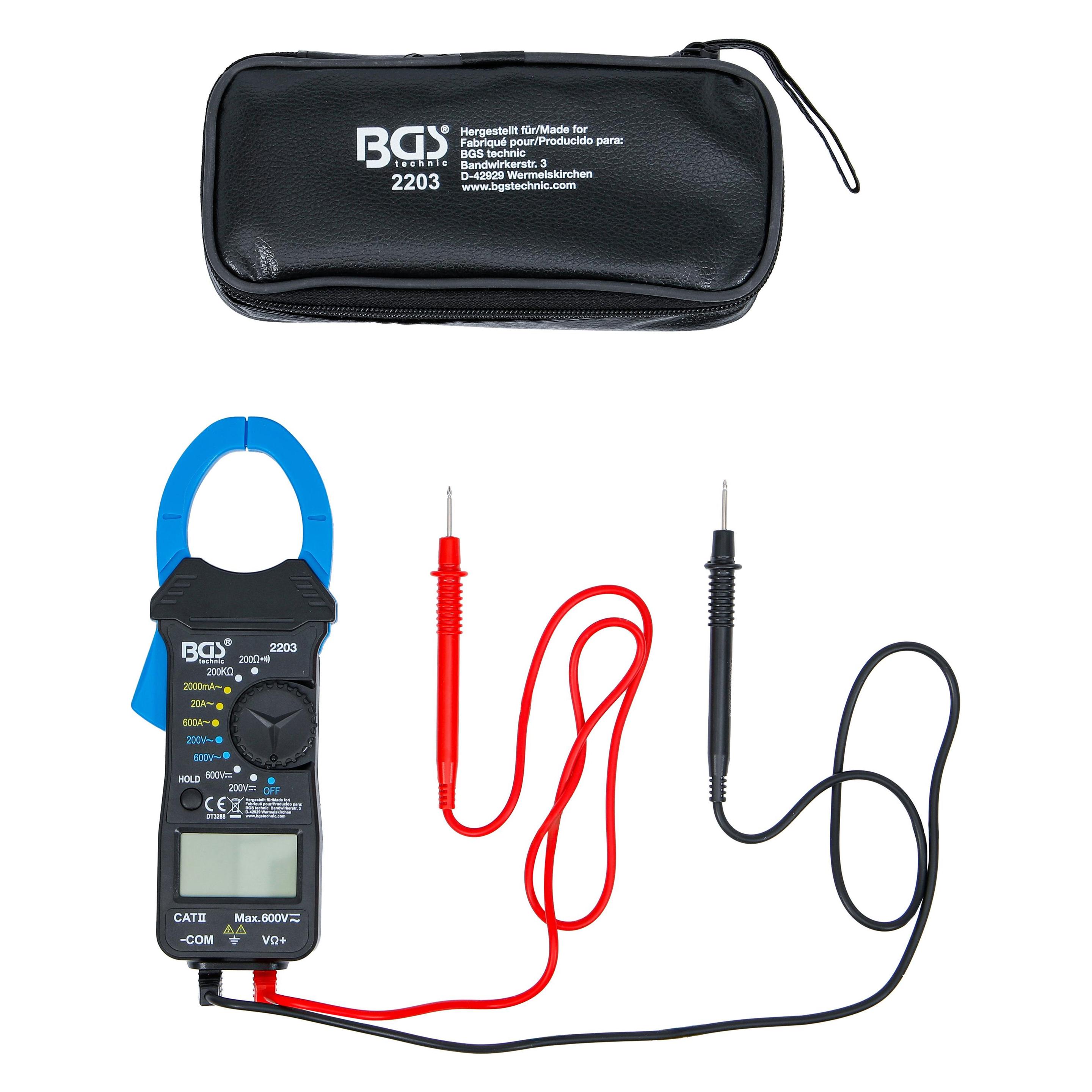 BGS Digital-Zangen-Multimeter (Zangenstrommesser) (2203)