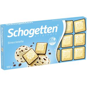 Schogetten Tafelschokolade Stracciatella, 50% Kakaogehalt, 100g
