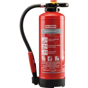 Gloria Feuerlöscher PH9 PRO, 9 kg, mit Halterung und Schlagknopf ABC Pulverlöscher