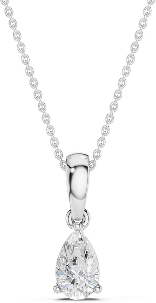 Midem Oslo Pear-cut timanttiriipus 0.25ct valkokulta