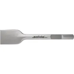 Solida, Meissel, Spatmeissel 400 x 80 mm Aufnahme sechskant 28 mm