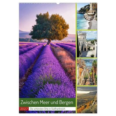 Zwischen Meer und Bergen (Wandkalender 2027 DIN A2 hoch), CALVENDO Monatskalender