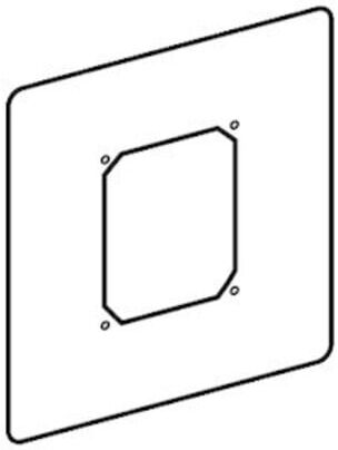 Plaque d'adaptation universelle Schell en acier inoxydable (765942899)