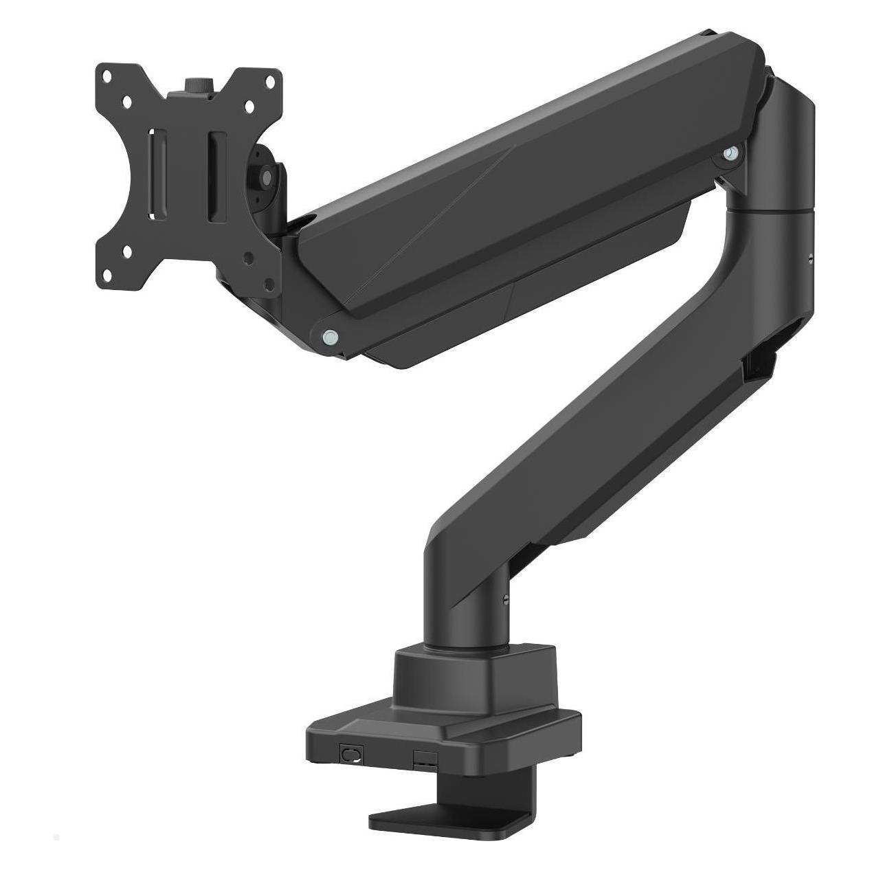 Fellowes Swing Single Monitor Tischhalterung mit C-Klemme (100091675), schwarz (Tisch, 49", 18 kg) (35641103)