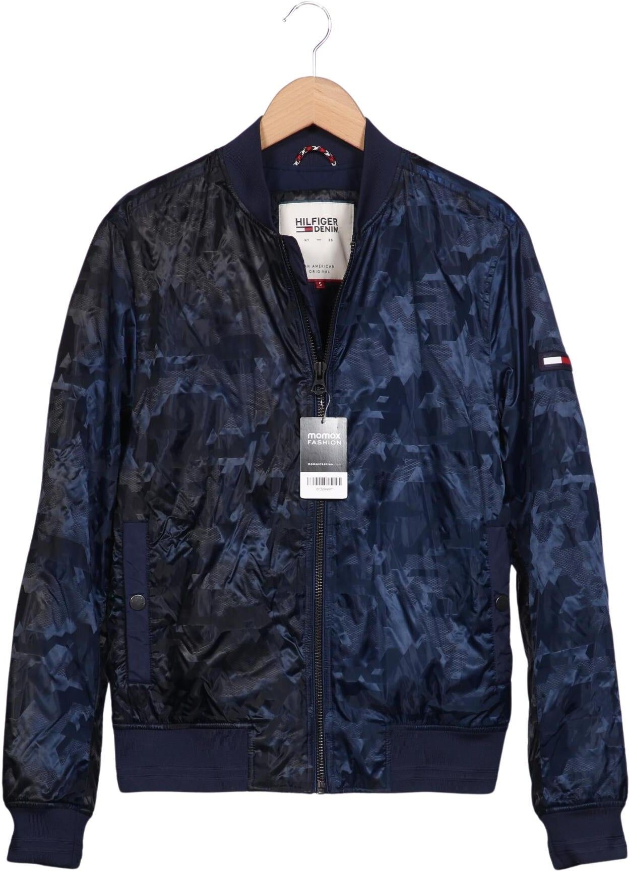 Hilfiger Denim Herren Jacke, Marineblau, Gr. S, Synthetik - Second Hand