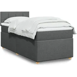 vidaXL, Boxspringbett, Kadora (Block mit Quadraten) (90 x 200 cm)