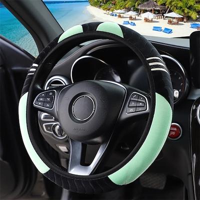 Plüsch-Anti-Rutsch-Auto-Lenkradbezug – universeller 15-Zoll-Schutz für komfortables Fahren – kleines Monster-Design-Accessoire