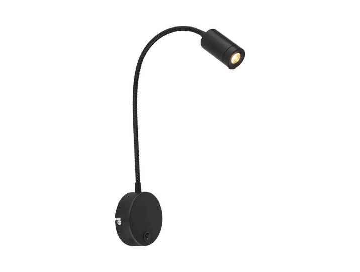 Wandleuchte Milly schwarz