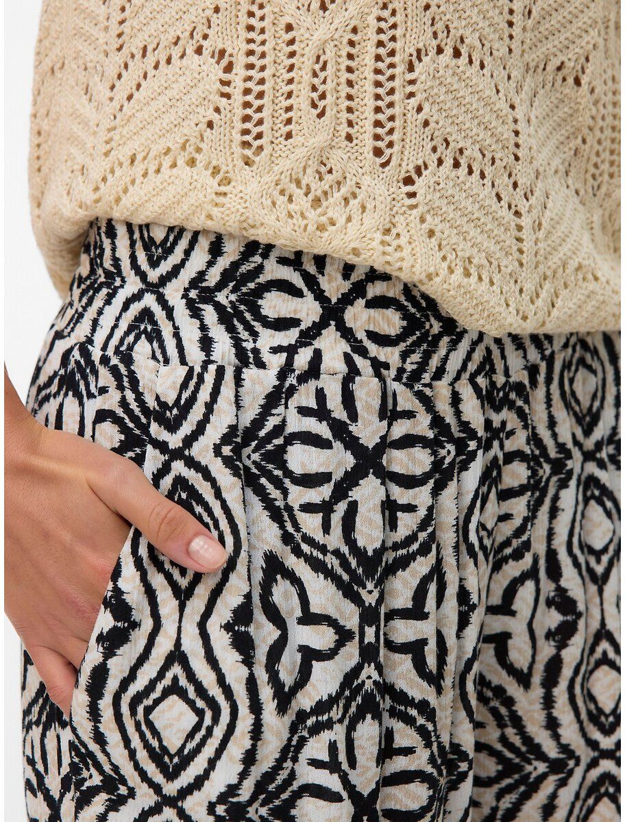 VERO MODA Pantalon large imprimé