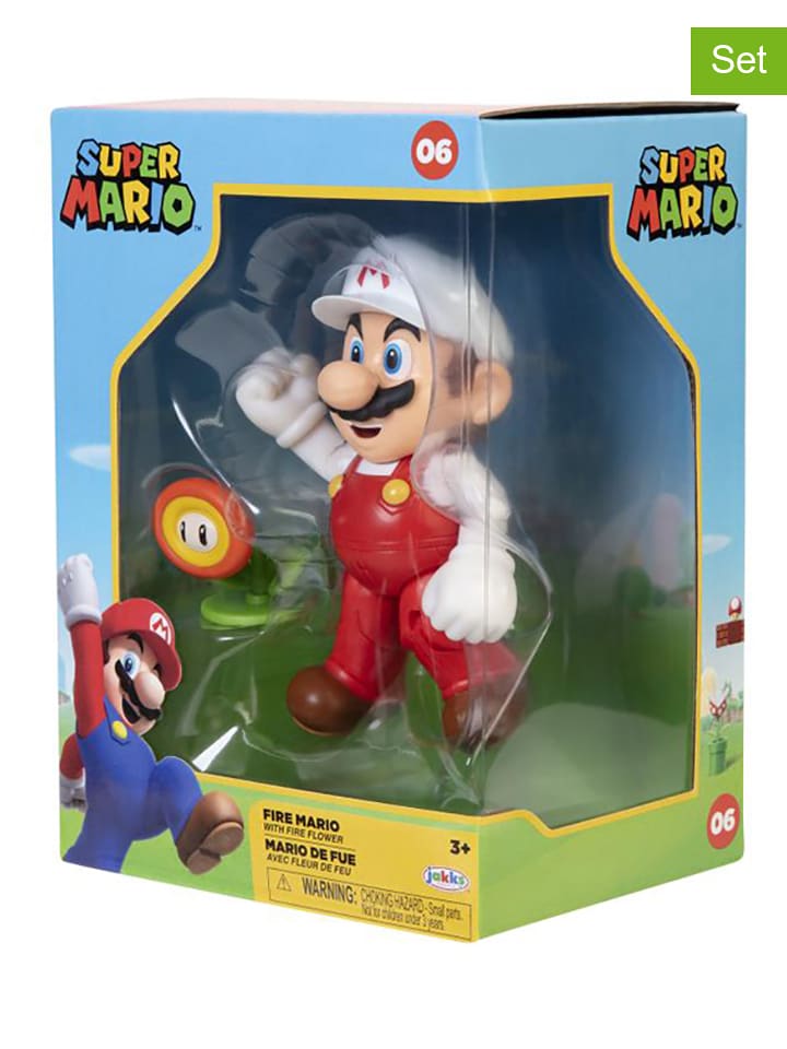 2er-Set: Spielfiguren "Nintendo Super Mario - Fire Mario" - ab 3 Jahren - onesize