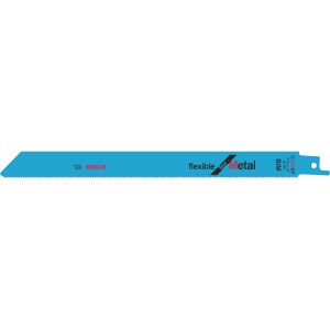 Bosch Säbelsägeblatt Flexible for Metal S 1122 EF, 225mm, für Blech und Metall, 5 Stück