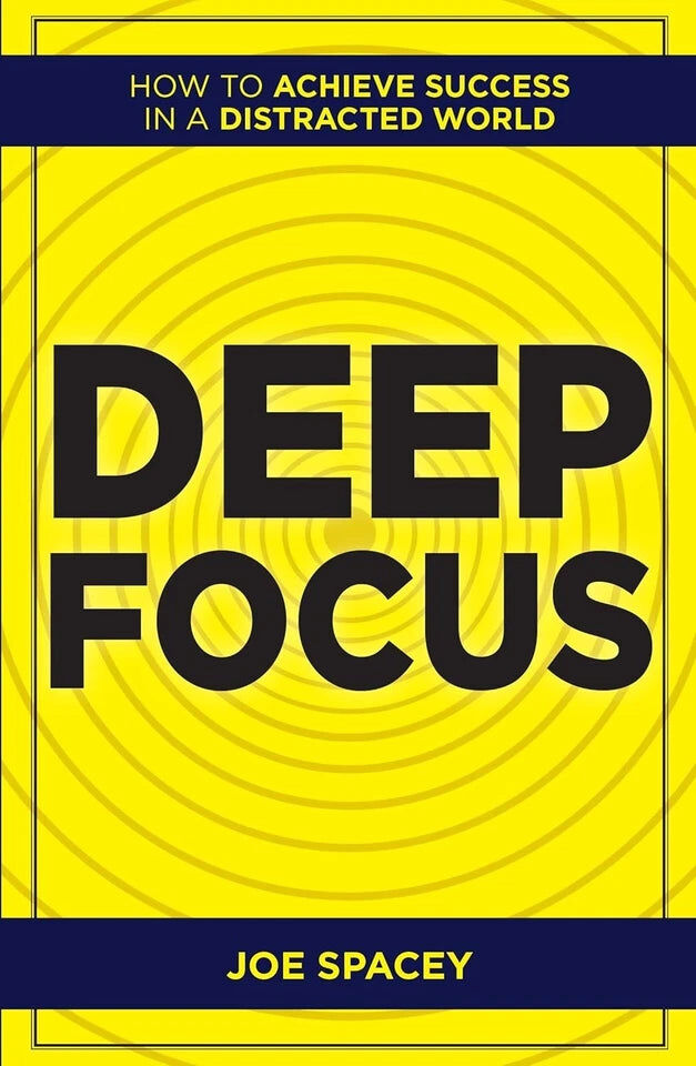 Various Publishers How to Calm Your Mind & Deep Focus 2 Books Collection Set - Chris Bailey & Joe Spacey - Adult Self-Help Paperback - Calm, Focus & Productivity Gift