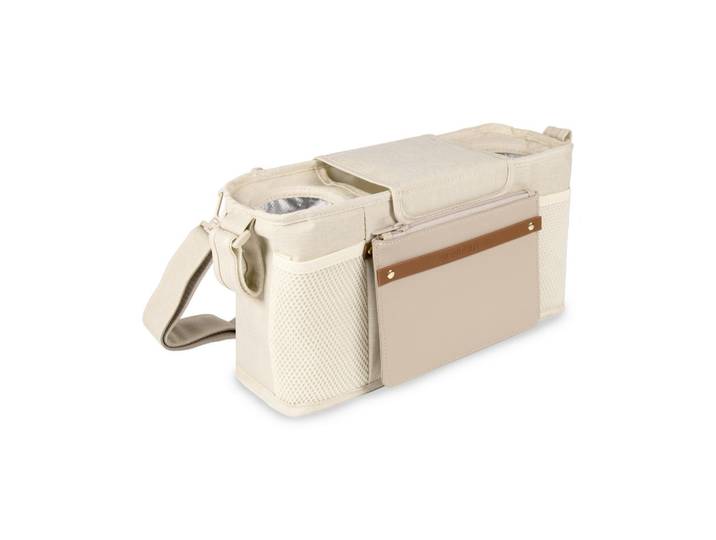 Wonderfold Buggy-Organizer Parent Console, Beige, 38.1x12.44x19.3 cm, Baby on Tour, Kinderwagen, Kinderwagenzubehör, Sonstiges Kinderwagenzubehör