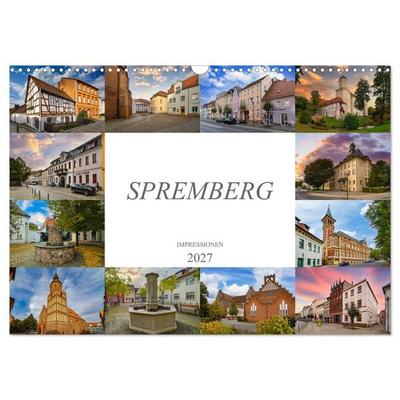 Spremberg Impressionen (Wandkalender 2027 DIN A3 quer), CALVENDO Monatskalender