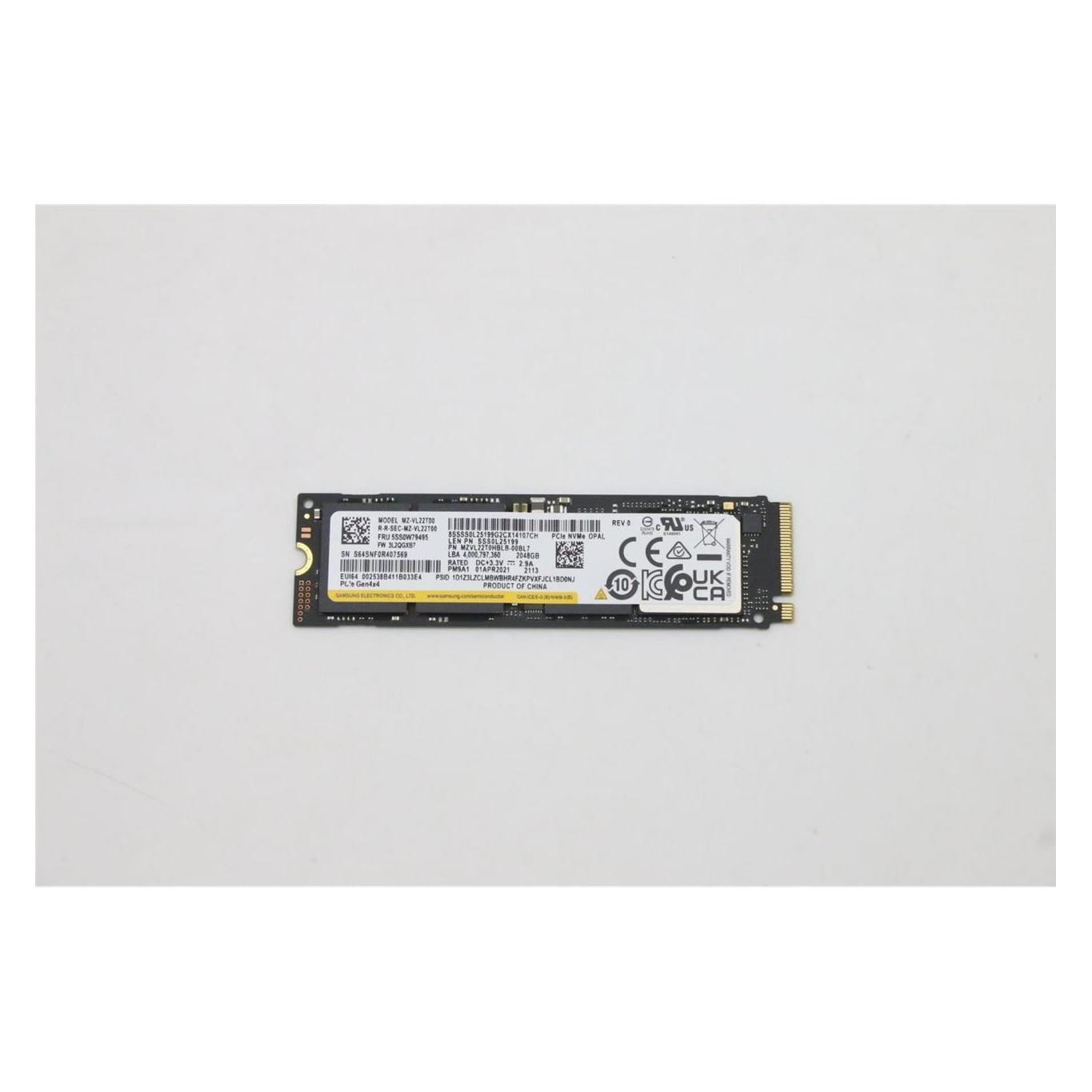 Lenovo Ssd asm (2000 GB, M.2 2280) (5SS0W79495)