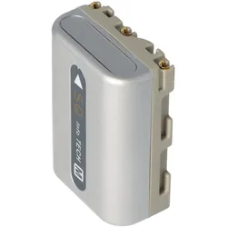 AccuCell Akku passend für Sony NP-FM50, Sony NP-FM51 Akku Silber