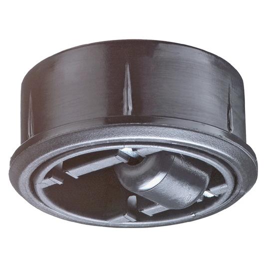 BS Rollen Kunststoffglocke Ø 60 mm Tragfähigkeit 50 kg Einpresstiefe 18 mm harte Böden (G87.060)