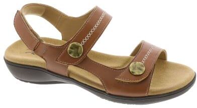 Trotters Romi Stitch - Womens 10.5 Brown Sandal Medium