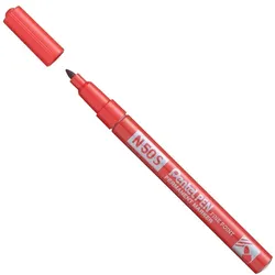 Pentel Permanent-Marker N50S, Rundspitze fein, rot