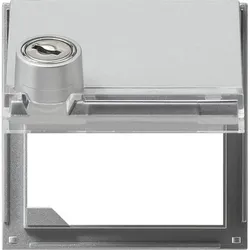 Gira Zentralplatte Klappd. alu 069765