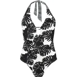 BARTS Damen Badeanzug Banksia Halter One Piece, Größe 34 in Weiß Weiß