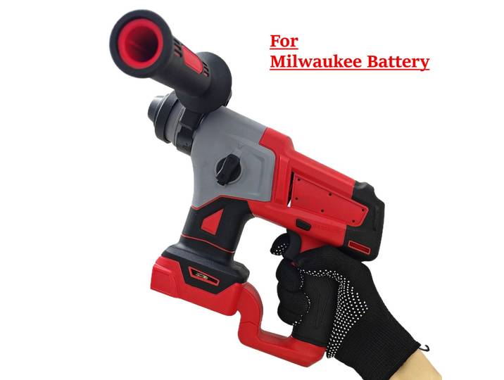 Marteau rotatif sans fil sans balais pour batterie Milwaukee 18V-perceuse à percussion SDS 5/8 , marteau pneumatique électrique, outils électriques professionnels