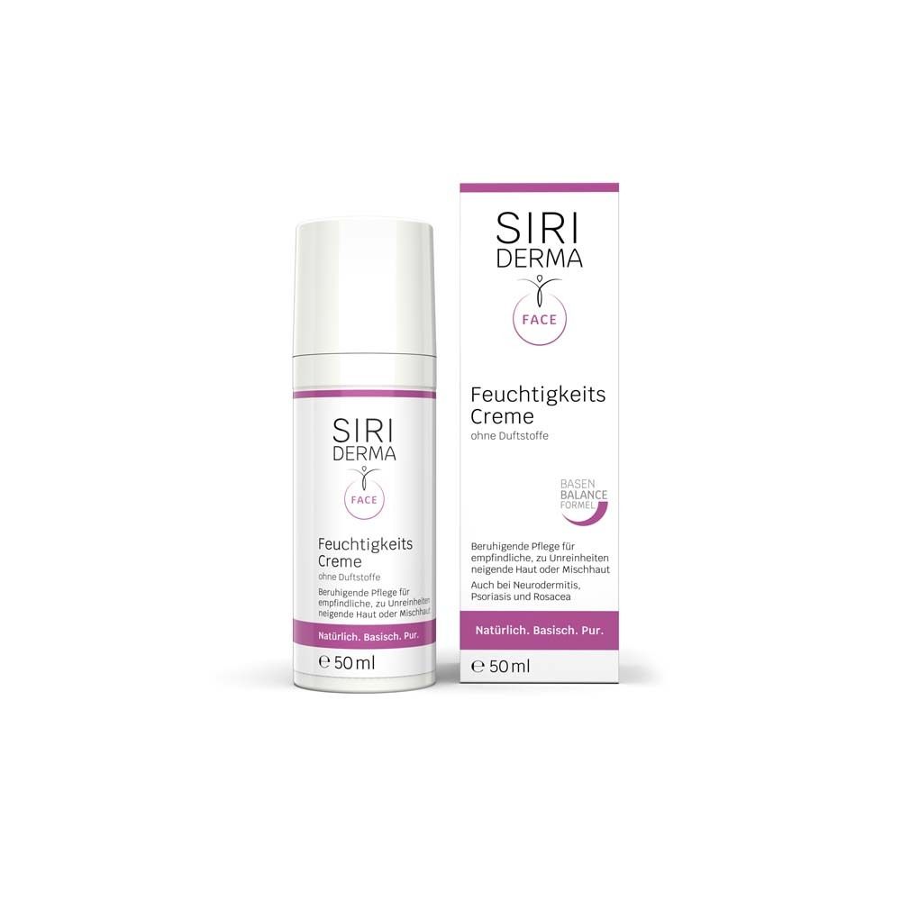Siriderma Feuchtigkeits Creme ohne Duftstoffe 50 ml
