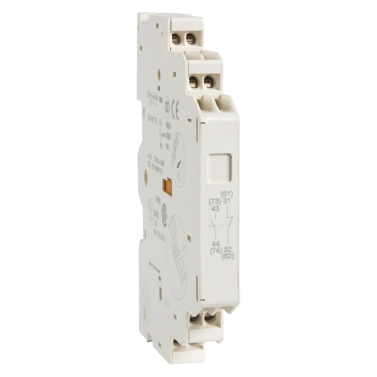Schneider Electric Hilfsschalter, 1S+1Ö, seitlich GVAN113 (GVAN113)