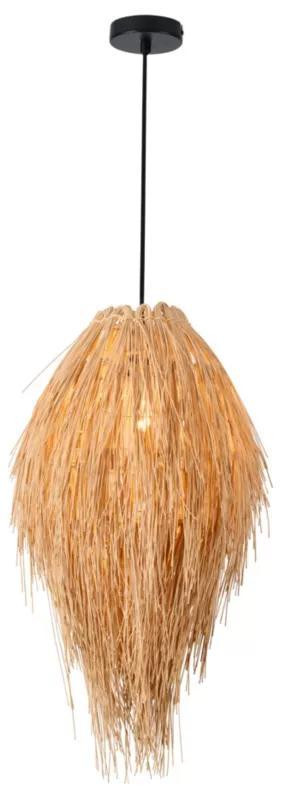 Hanglamp Arra D32 E27 Caruno, lichtbruin
