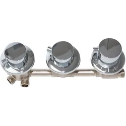 AcquaVapore Ersatz Thermostat Armatur 4 fach Umschalter Dusche D46 10cm