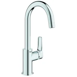 Grohe Eurosmart Einhand-Waschtischbatterie, L-Size, Ausladung 140mm, Push-Open Ablaufgarnitur, schwenkbar, 23970003